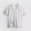 7-15yrs | fish embroidered shirt