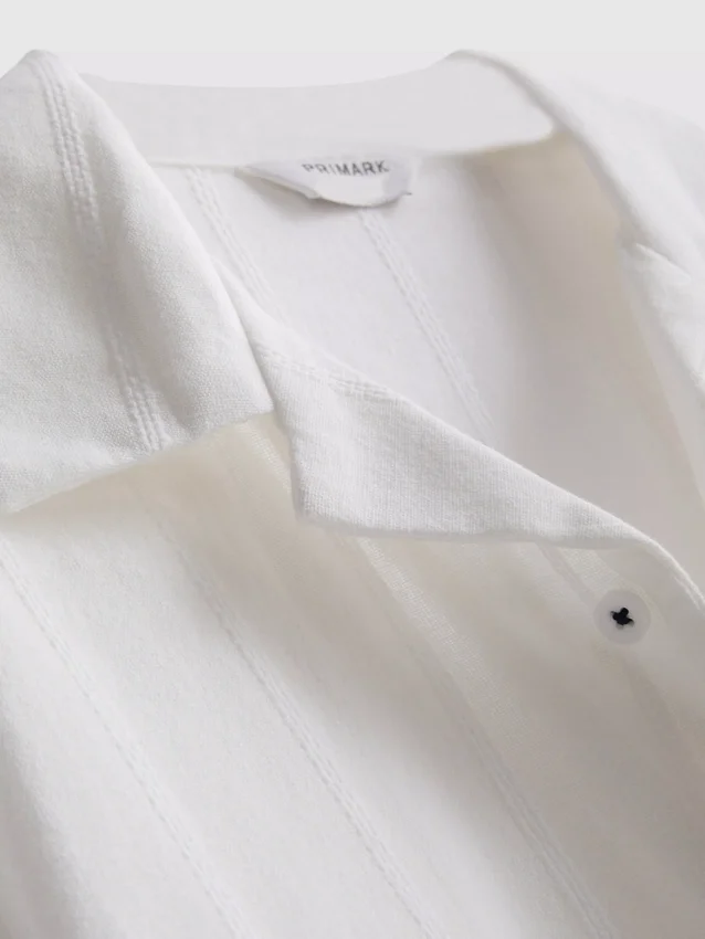7-15yrs | fish embroidered shirt