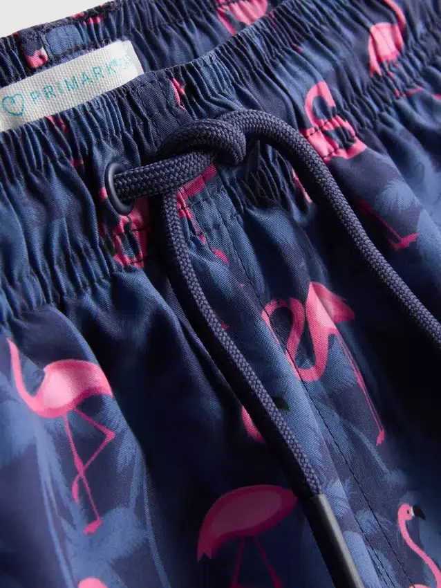 7-15yrs | flamingo graphic swim shorts