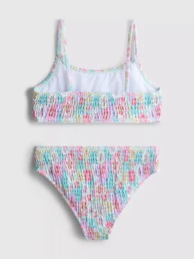 7-15yrs | floral shirred bikini