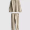 7-15yrs | funnel neck sweatshirt and sweatpants set