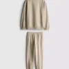7-15yrs | funnel neck sweatshirt and sweatpants set