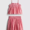 7-15yrs | gingham blouse and skirt set