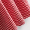 7-15yrs | gingham blouse and skirt set