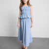 7-15yrs | gingham check midi skirt