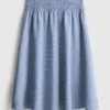 7-15yrs | gingham check midi skirt