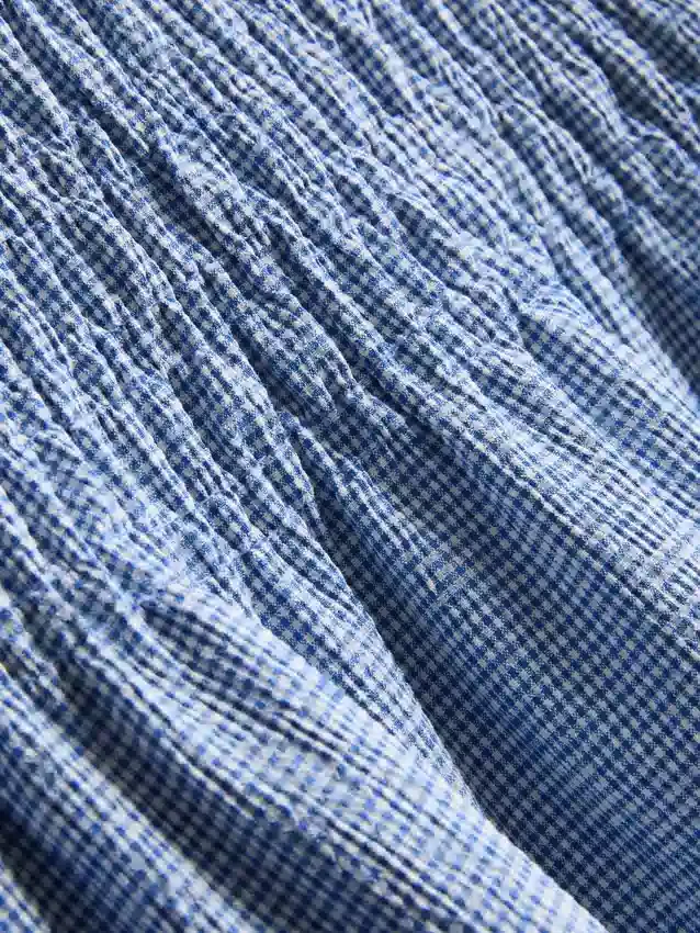 7-15yrs | gingham check midi skirt