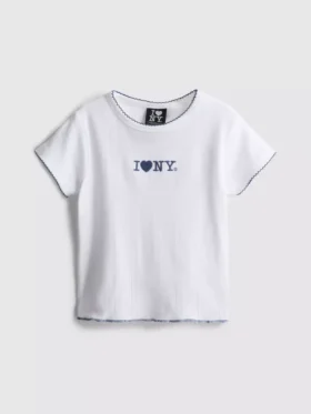 7-15yrs | i love new york embroidered t-shirt