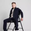 7-15yrs | jacquard zip-up jacket and joggers set