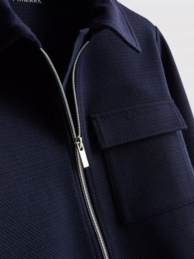 7-15yrs | jacquard zip-up jacket and joggers set