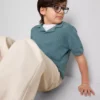 7-15yrs | knit polo shirt