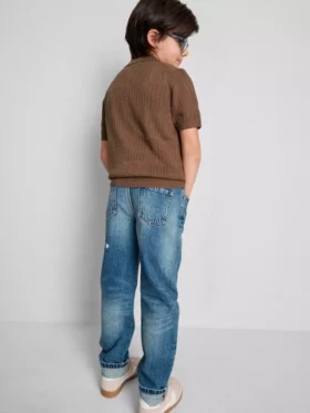 7-15yrs | knit polo shirt