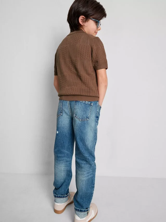 7-15yrs | knit polo shirt