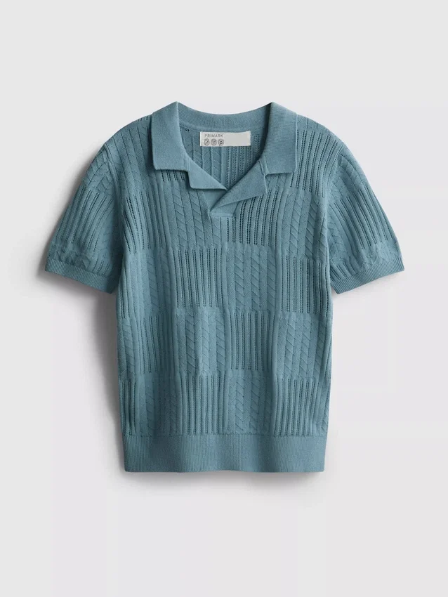7-15yrs | knit polo shirt