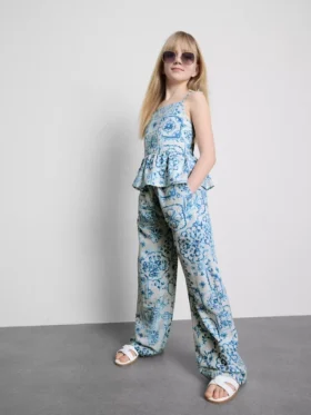 7-15yrs | mosaic tile print pants