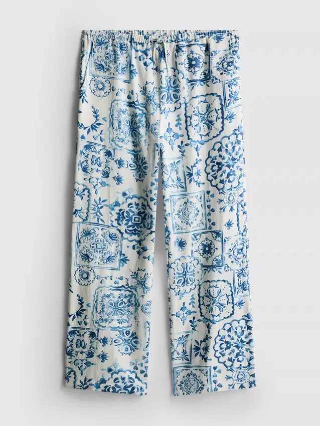 7-15yrs | mosaic tile print pants