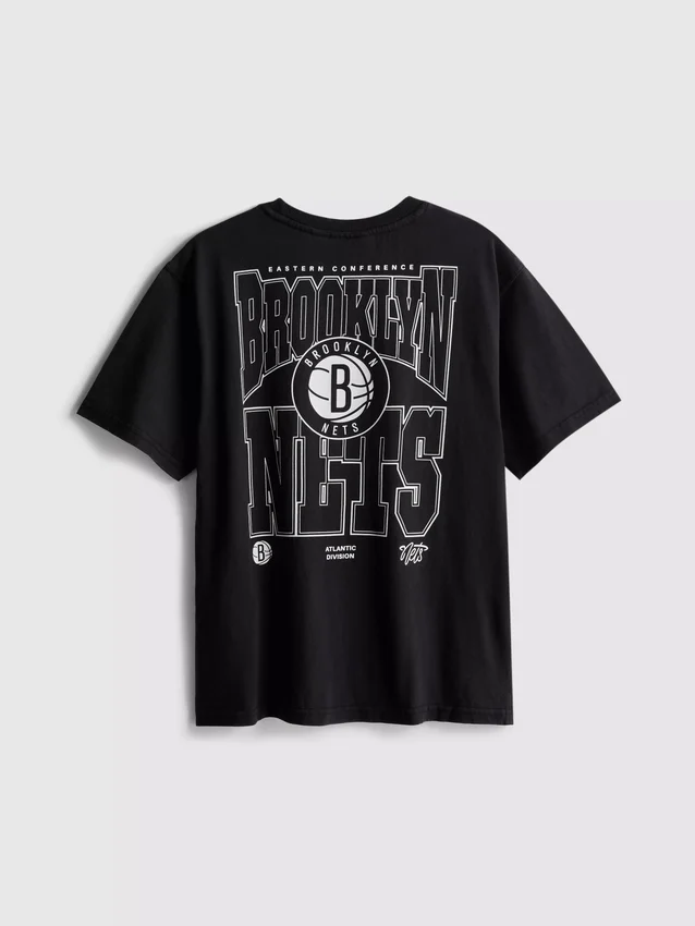 7-15yrs | nba brooklyn nets t-shirt