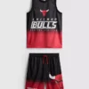 7-15yrs | nba chicago bulls mesh set