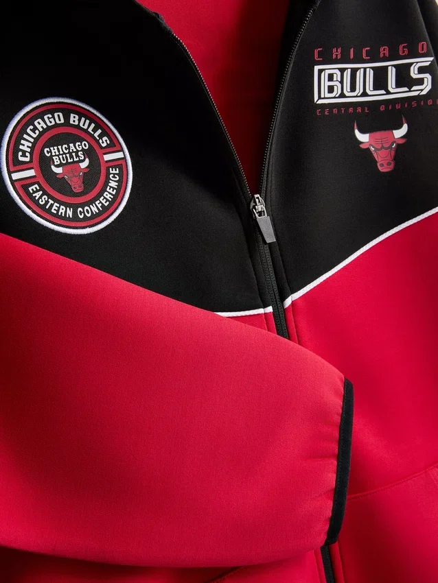 7-15yrs | nba chicago bulls zip-up hoodie