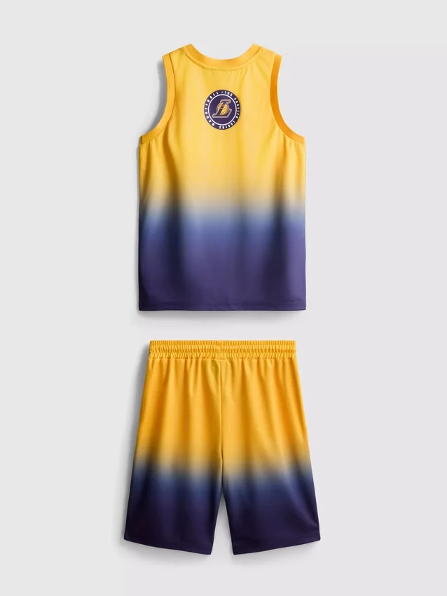 7-15yrs | nba los angeles lakers mesh sports set