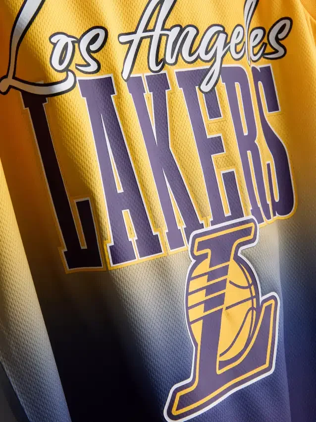 7-15yrs | nba los angeles lakers mesh sports set