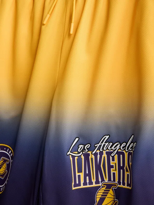 7-15yrs | nba los angeles lakers mesh sports set