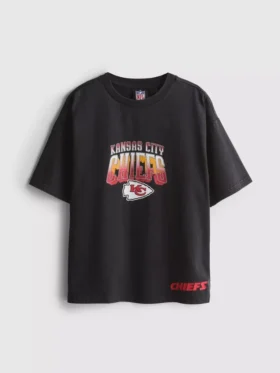 7-15yrs | nfl kansas city chiefs acid wash t-shirt