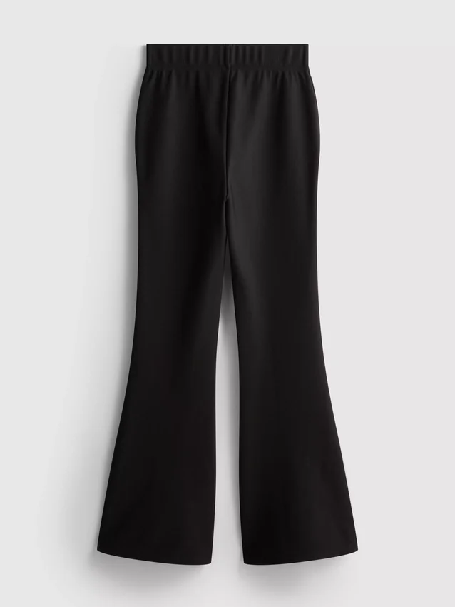 7-15yrs | ottoman textured flare leggings