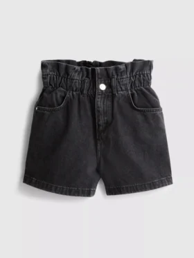 7-15yrs | paperbag denim shorts