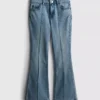 7-15yrs | pintuck flare jeans