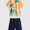 7-15yrs | pokamon t-shirt and shorts set