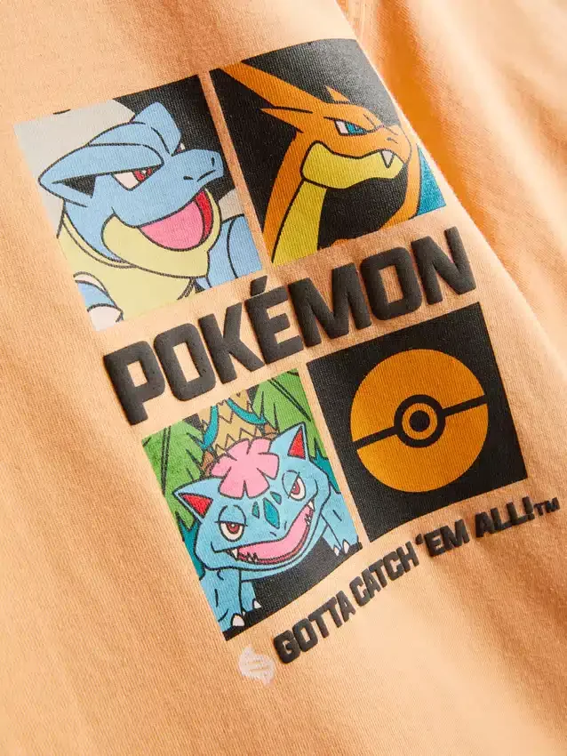 7-15yrs | pokamon t-shirt and shorts set
