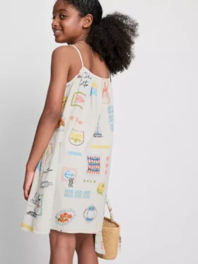 7-15yrs | printed dress