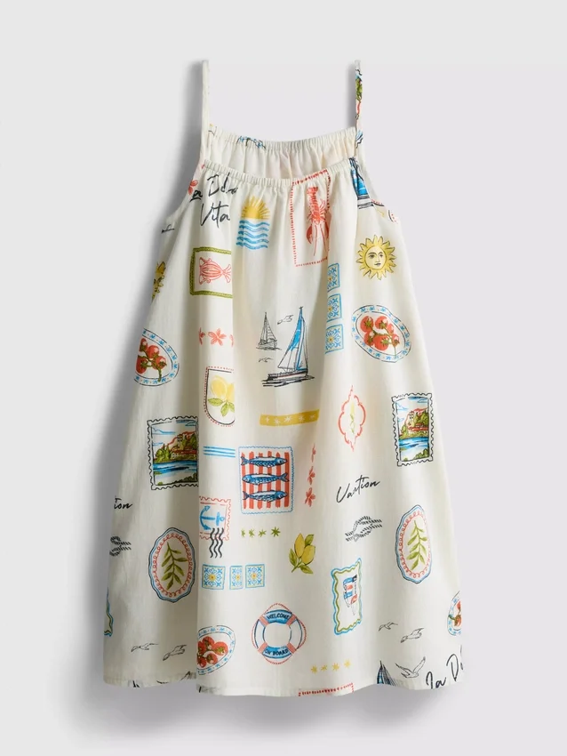 7-15yrs | printed dress