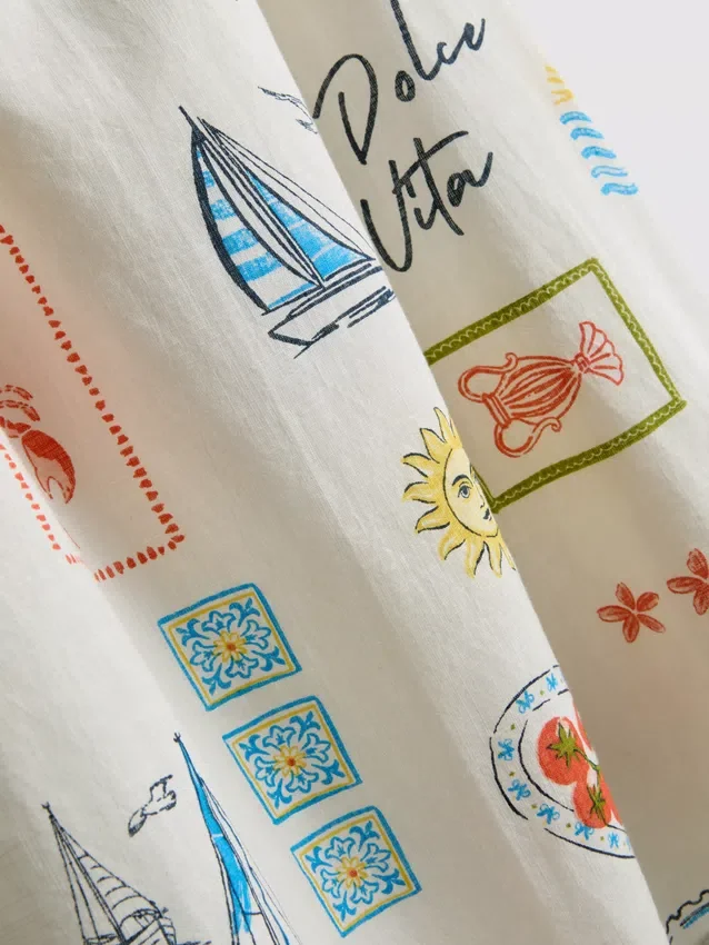 7-15yrs | printed dress