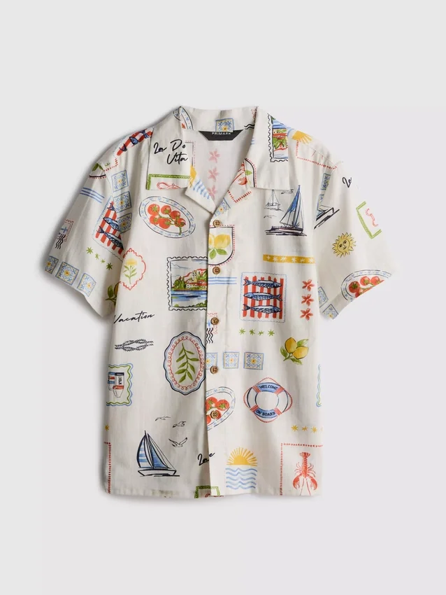 7-15yrs | printed shirt