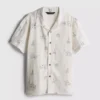 7-15yrs | printed textured shirt