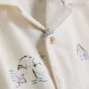 7-15yrs | printed textured shirt