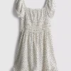 7-15yrs | puff sleeve dress
