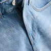 7-15yrs | rhinestone bow denim shorts