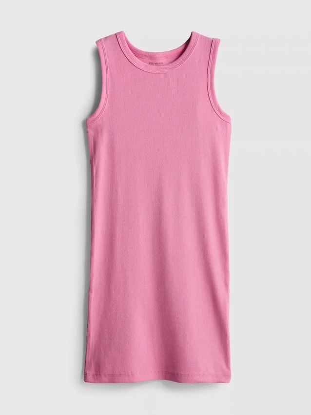 7-15yrs | ribbed sleeveless dress