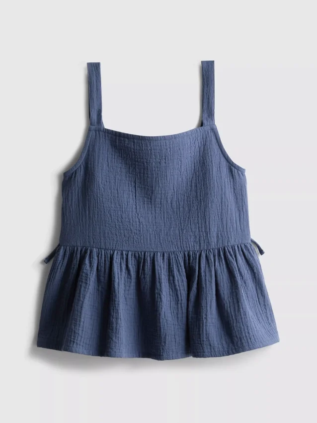 7-15yrs | shirred bow blouse