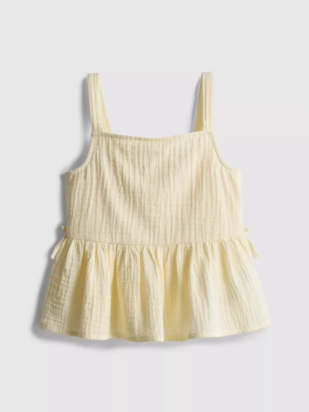 7-15yrs | shirred bow blouse