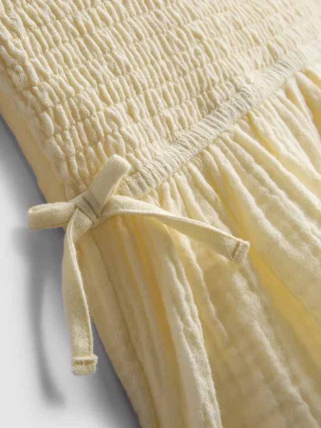 7-15yrs | shirred bow blouse