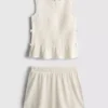 7-15yrs | shirred sleeveless top and shorts set