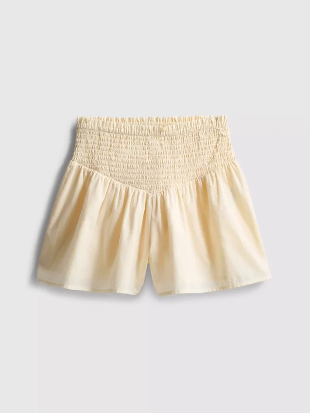 7-15yrs | shirred waist shorts