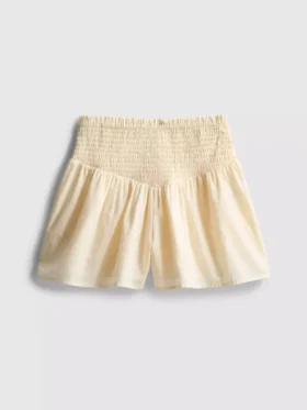 7-15yrs | shirred waist shorts