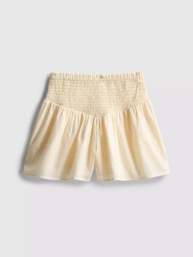 7-15yrs | shirred waist shorts