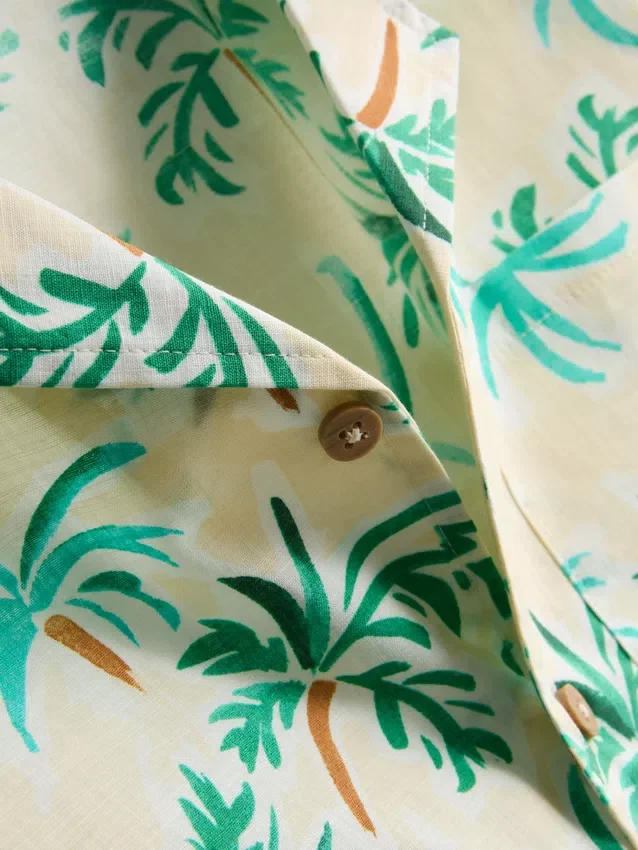 7-15yrs | slub cotton shirt and shorts set