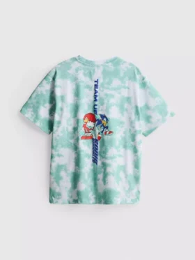 7-15yrs | sonic the hedgehog tie-dye t-shirt